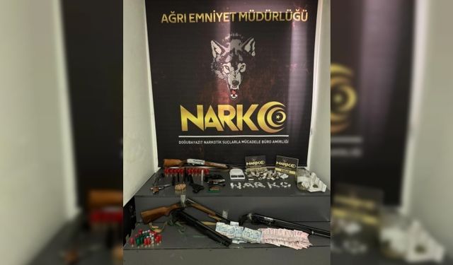 Ağrı'da uyuşturucu operasyonu: 27 gözaltı