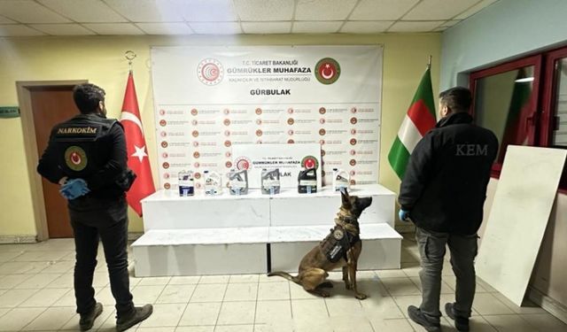 Gürbulak’ta uyuşturucu operasyonu