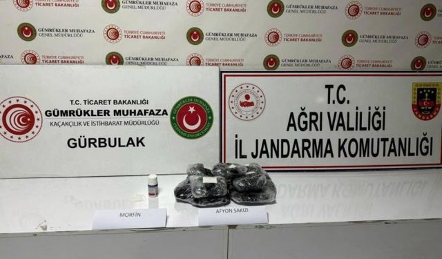 Ağrı’da çok sayıda uyuşturucu yakalandı