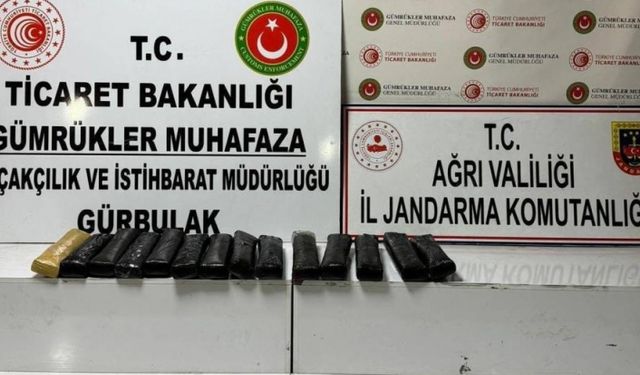 Ağrı’da 17 kilo metanfetamin ele geçirildi