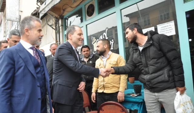 Yeniden Refah Partisi Genel Başkanı Fatih Erbakan'dan Eleşkirt’e 'teşekkür' ziyareti