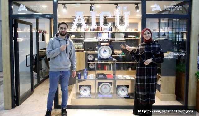 AİÇÜ store açıldı