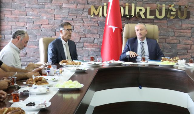 Ağrı İl Milli Eğitim Müdürü Kökrek, basın mensuplarıyla bir araya geldi