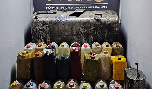 Ağrı'da 761 kilogram uyuşturucu ele geçirildi