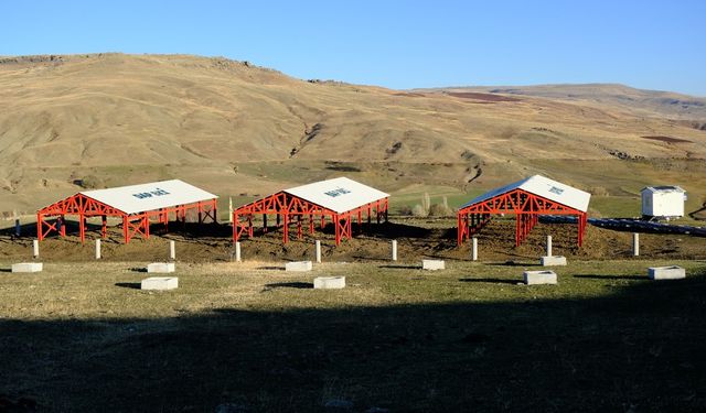 Ağrı'nın iki köyünde hayvancılığın modernize edilmesi amacıyla altyapı oluşturuldu