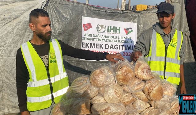 Ağrılı Öğrencilerin Kermesi Gazze'ye Ekmek Oldu