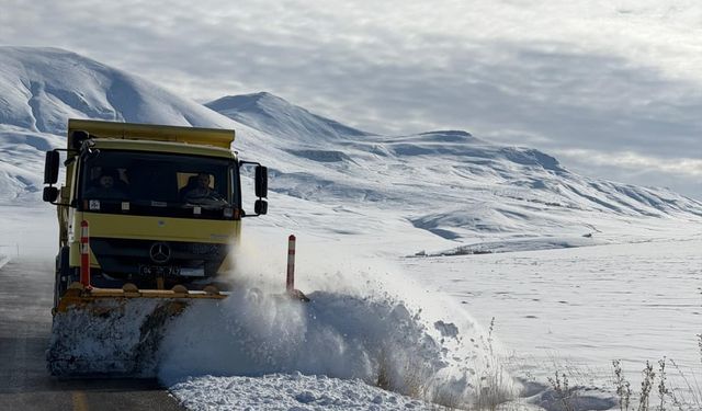 Ağrı'da kardan kapanan 354 köy yolu ulaşıma açıldı