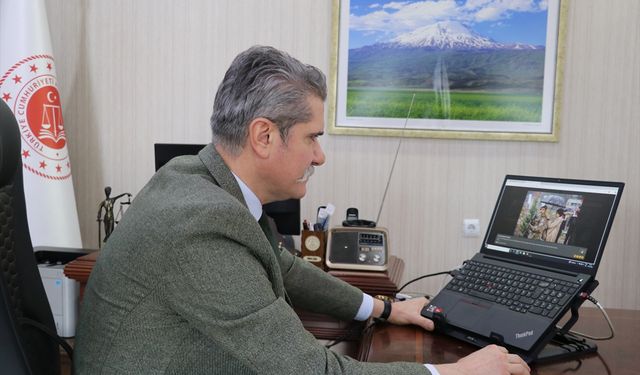 Ağrı Cumhuriyet Başsavcısı Çalış, 'Yılın Kareleri' oylamasına katıldı