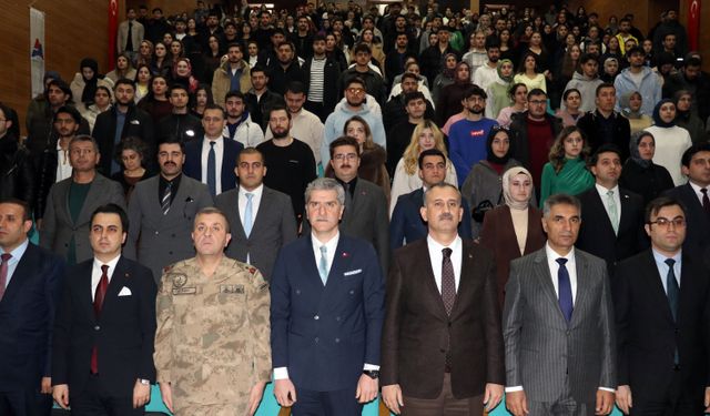 Ağrı'da üniversite öğrencilerine 'IBAN Hesap Kiralama'nın zararları anlatıldı