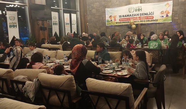 Ağrı İHH’dan Dünya Yetimler Günü’nde Anlamlı İftar