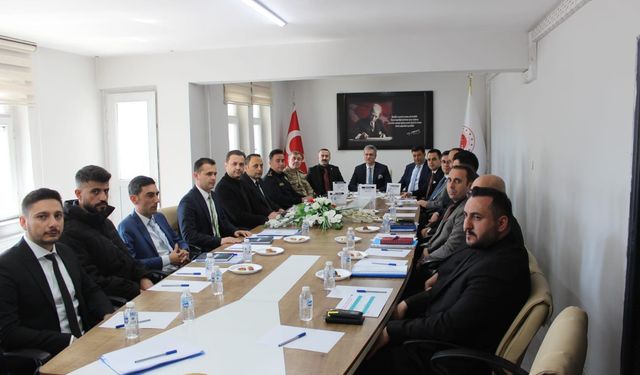 Ağrı'da uyuşturucu ve yasa dışı bahisle mücadele toplantısı yapıldı