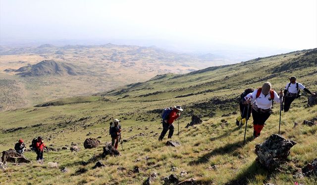 Ağrı Dağı'nın kuzeydoğu rotası doğal güzellikleriyle dağcıları ağırlıyor