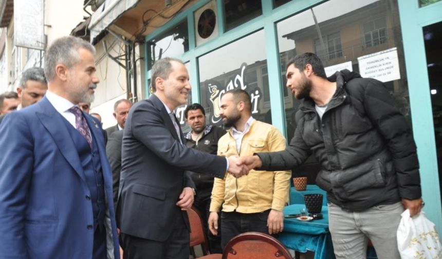 Yeniden Refah Partisi Genel Başkanı Fatih Erbakan'dan Eleşkirt’e 'teşekkür' ziyareti