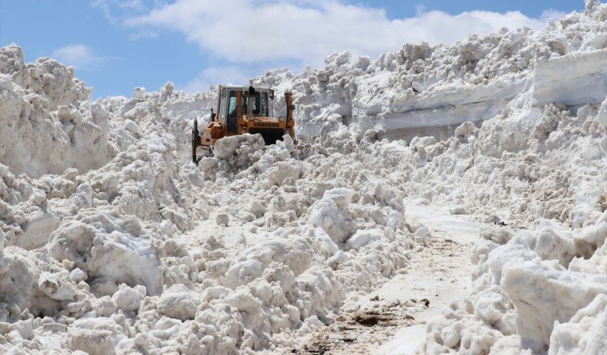 Ağrı'da kışın kullanılmayan köy ve mezra yolları ulaşıma açıldı