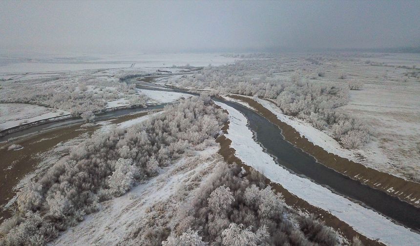 Kars, Ardahan ve Ağrı'da soğuk hava ile sis etkili oldu
