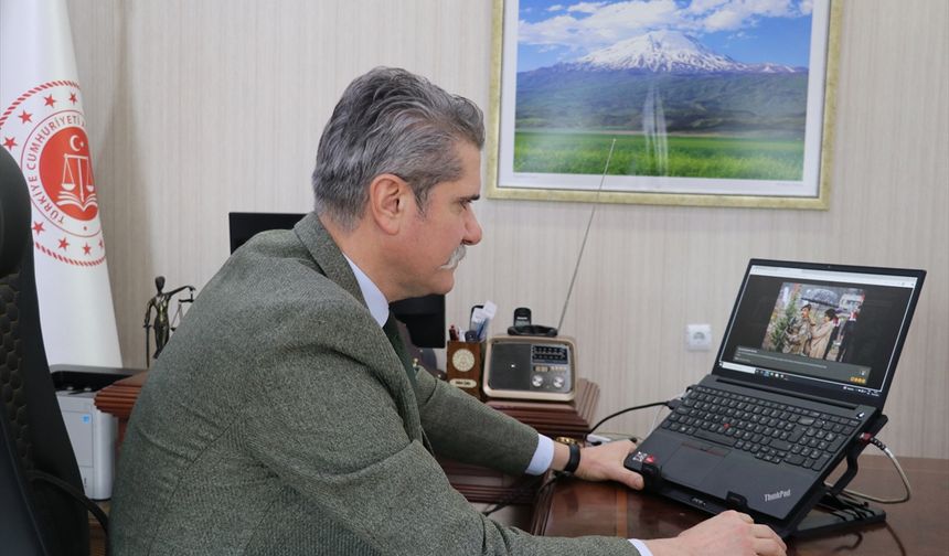 Ağrı Cumhuriyet Başsavcısı Çalış, 'Yılın Kareleri' oylamasına katıldı