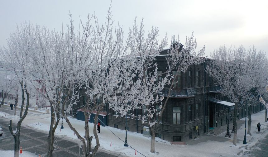 Erzurum, Ağrı, Ardahan ve Kars'ta soğuk hava etkisini sürdürüyor