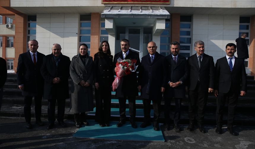 Milli Eğitim Bakanı Yusuf Tekin, Ağrı'da konuştu: