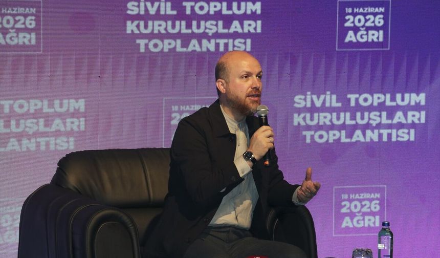Bilal Erdoğan, Ağrı'da 'Sivil Toplum Kuruluşları Toplantısı'nda konuştu: