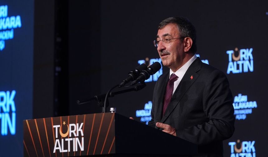Cumhurbaşkanı Yardımcısı Cevdet Yılmaz, 'Ağrı Mollakara Altın Madeni Açılışı'nda konuştu: (1)